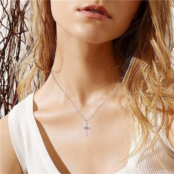 𝅺cross Necklace for Women - Picture 3 of 5